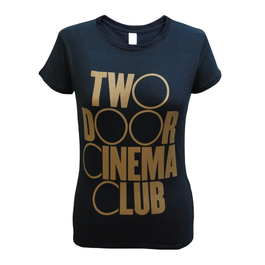 Logo Gold Ladies Black T-Shirt