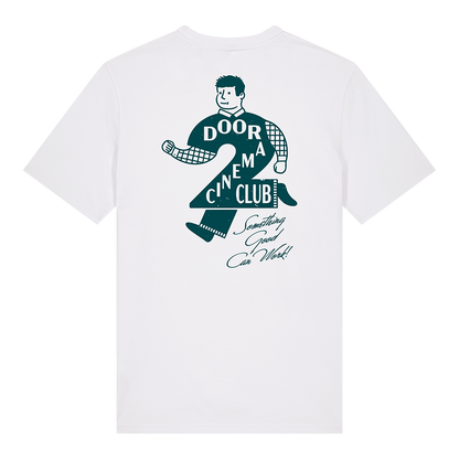 TDCC RUNNING MAN TEE - (WHITE)