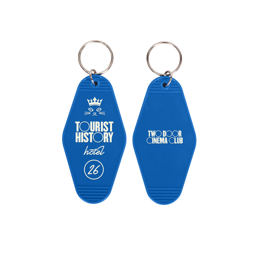 TDCC MOTEL KEYRING - (BLUE)